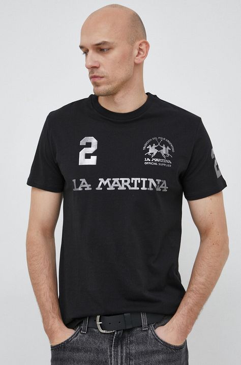 Bavlnené tričko La Martina