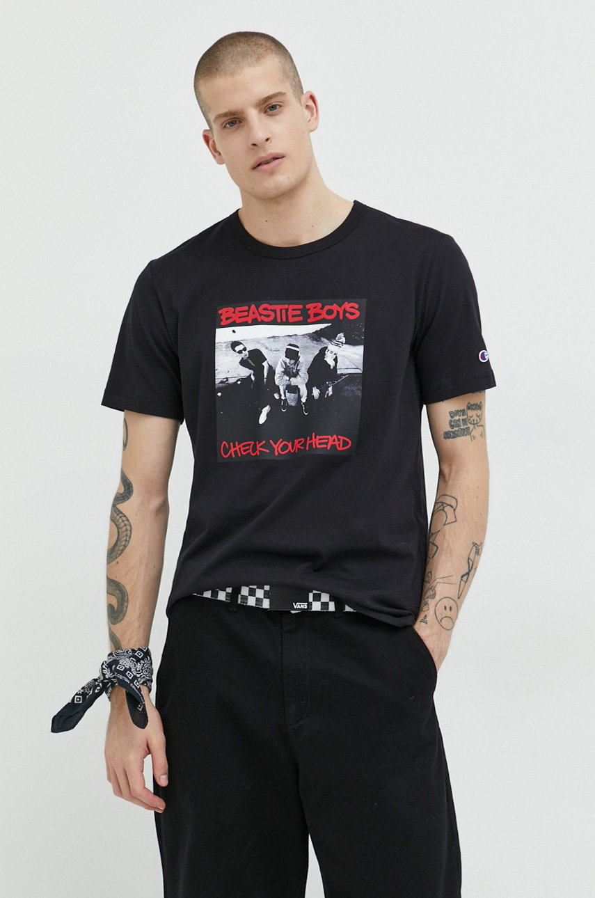 Champion cotton T-shirt Champion x Beastie Boys black color