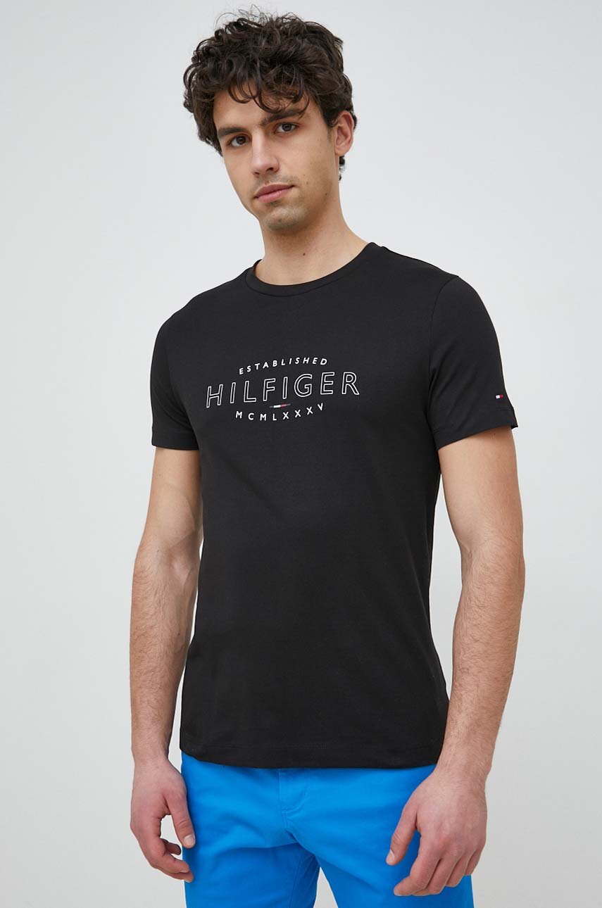 Βαμβακερό μπλουζάκι Tommy Hilfiger