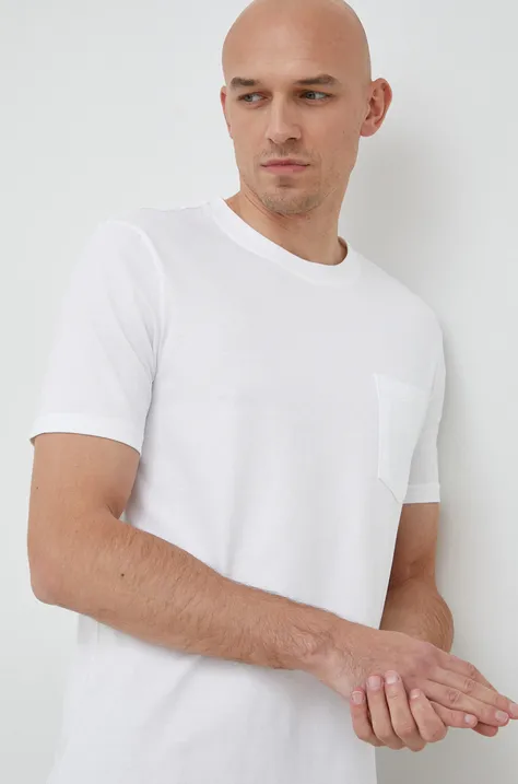 Бавовняна футболка United Colors of Benetton колір білий однотонний