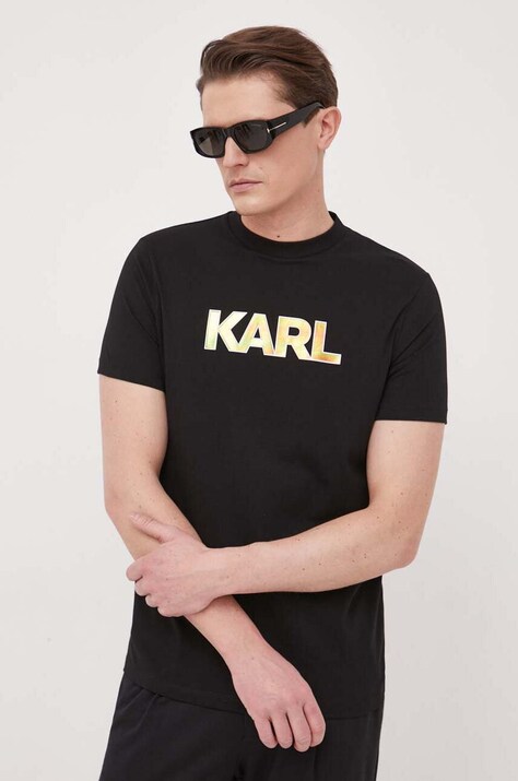 Karl Lagerfeld t-shirt bawełniany