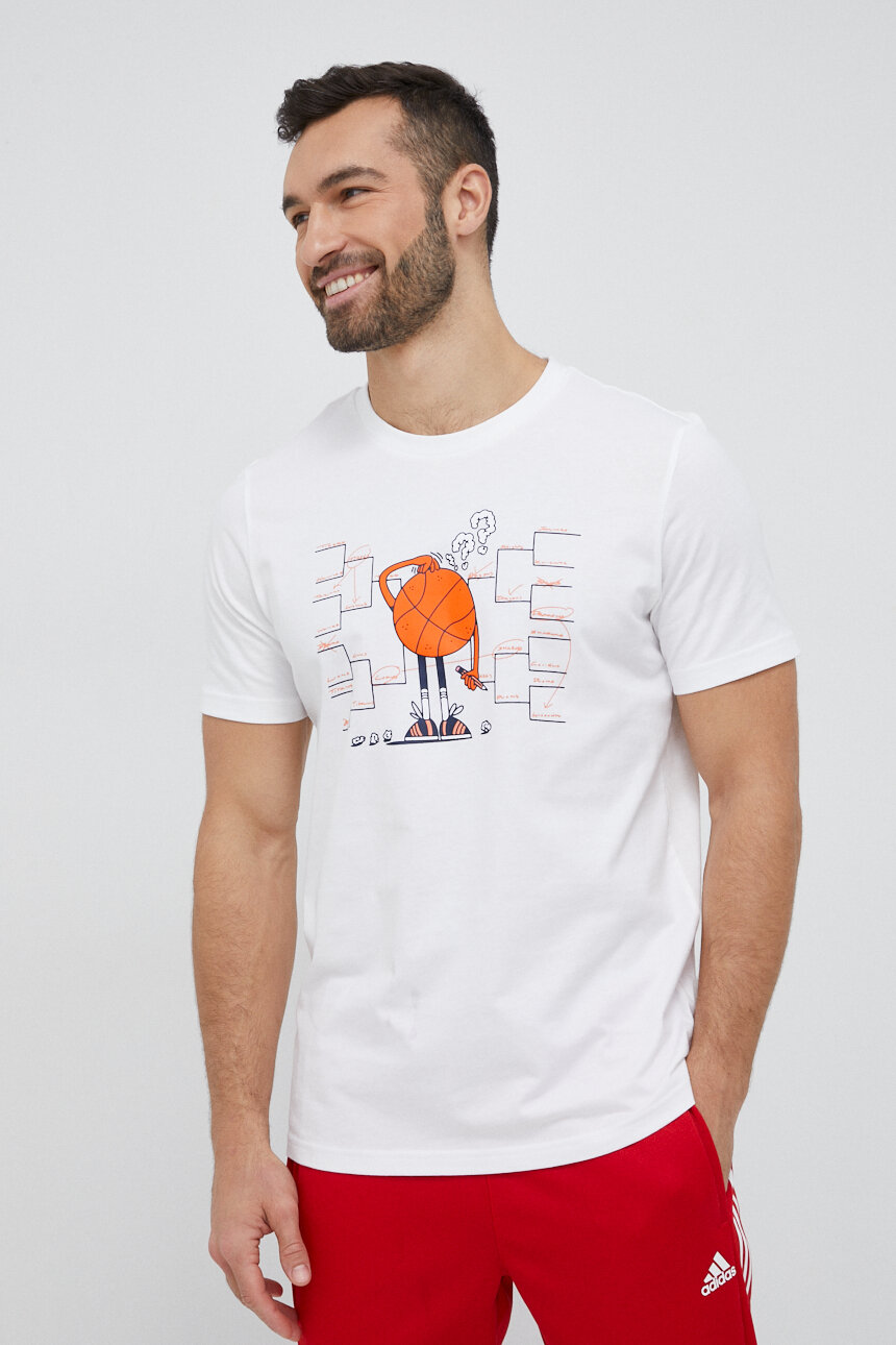 Βαμβακερό μπλουζάκι adidas Performance