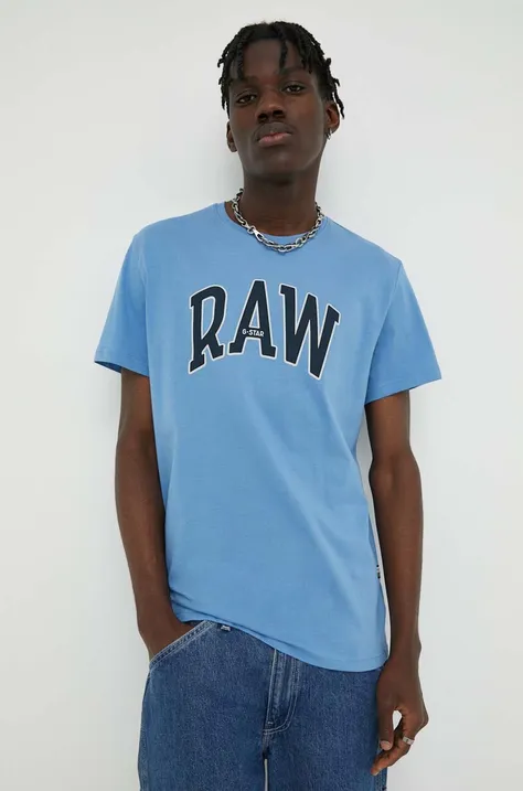 Pamučna majica G-Star Raw s tiskom