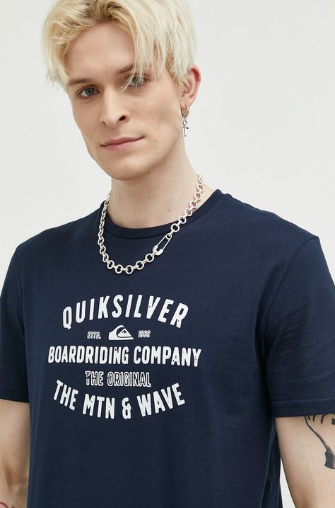 Bavlněné tričko Quiksilver