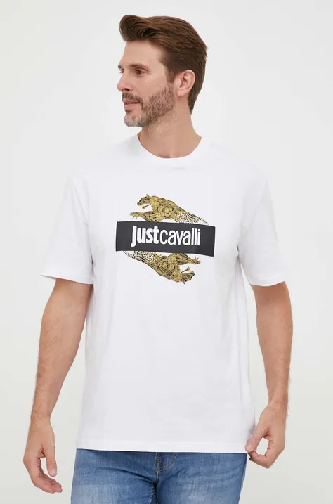Just Cavalli t-shirt bawełniany