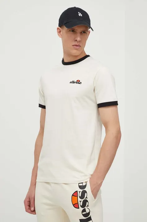 Bavlnené tričko Ellesse Meduno T-Shirt pánske, tmavomodrá farba, s nášivkou, SHR10164