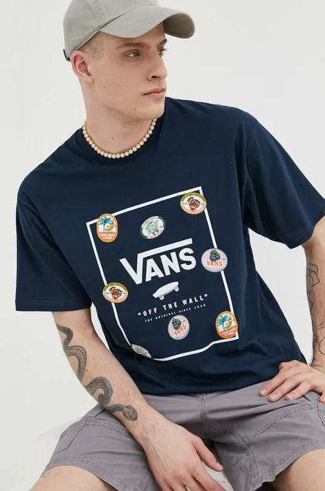 Памучна тениска Vans