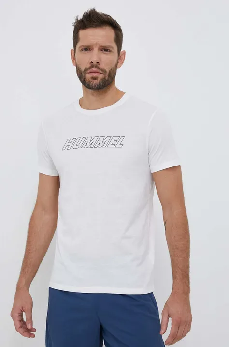 Hummel t-shirt treningowy Callum 2-pack z nadrukiem