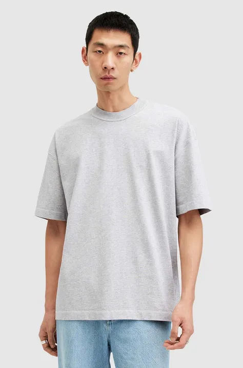 AllSaints t-shirt in cotone ISAC SS CREW colore grigio MD105V