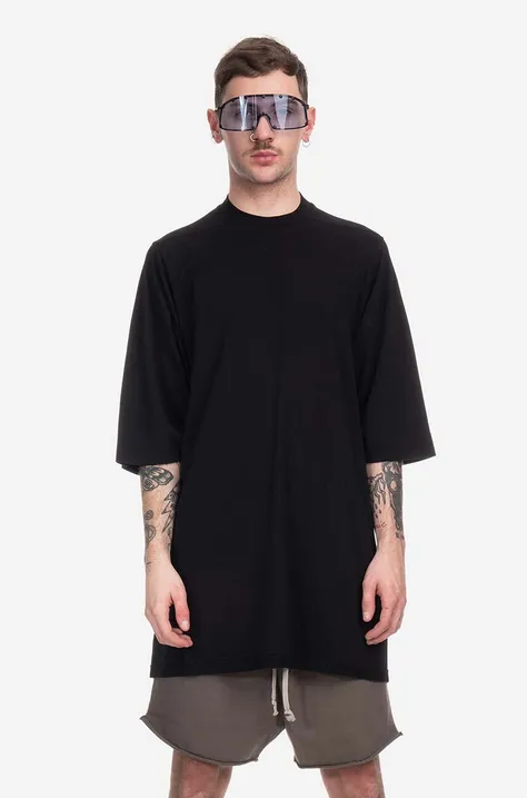 Βαμβακερό μπλουζάκι Rick Owens χρώμα: μαύρο