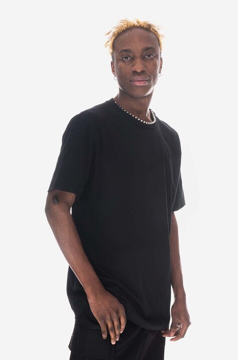 Βαμβακερό μπλουζάκι 1017 ALYX 9SM χρώμα: μαύρο