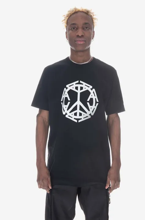 Βαμβακερό μπλουζάκι 1017 ALYX 9SM Peace Sing χρώμα: μαύρο F3AAUTS0407FA01 BLK0001