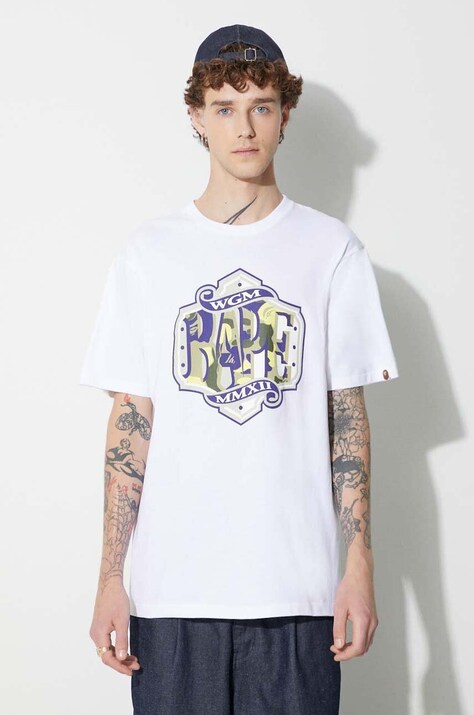 A Bathing Ape cotton t-shirt white color