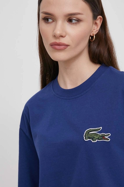 Βαμβακερό μπλουζάκι Lacoste