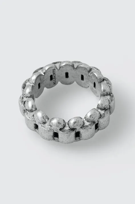 AllSaints pierścionek srebrny