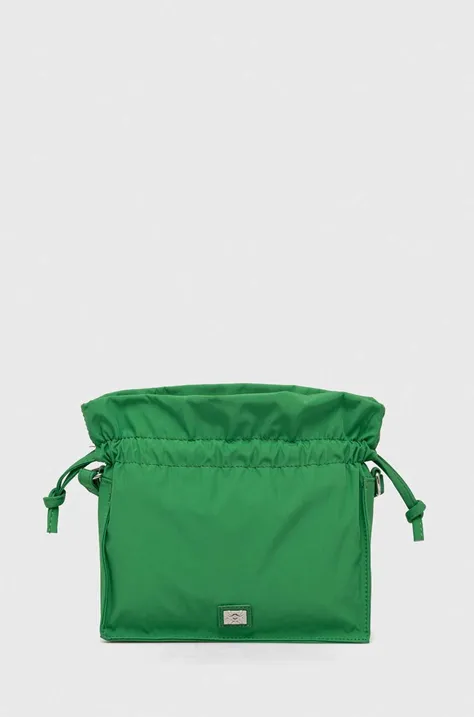 Kozmetička torbica United Colors of Benetton boja: zelena
