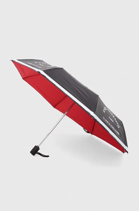 Karl Lagerfeld parasol kolor czarny