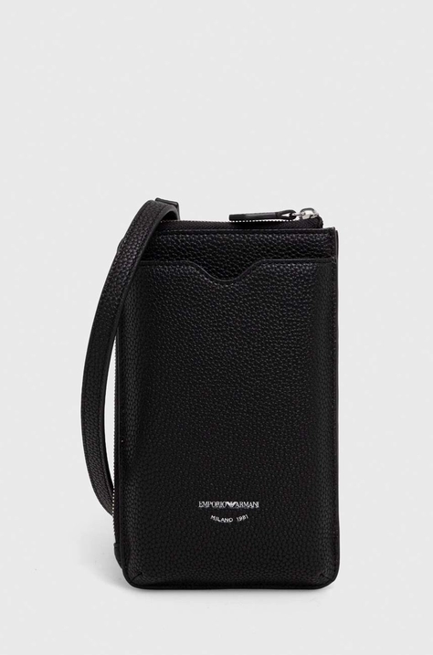 Emporio Armani borseta culoarea negru