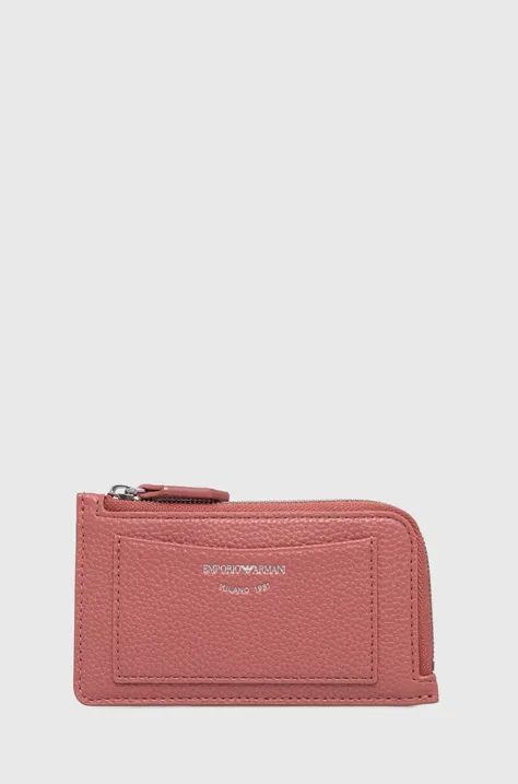Peněženka Emporio Armani růžová barva, Y3H332 YWO3E