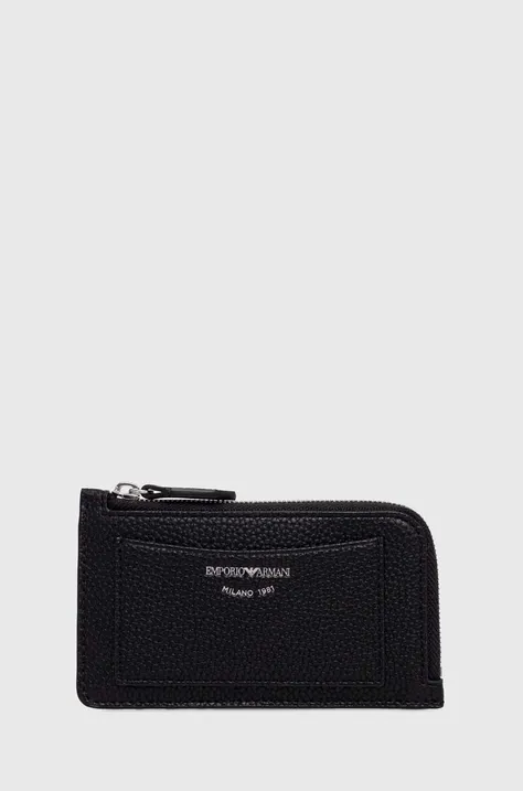 Peňaženka Emporio Armani dámsky, čierna farba, Y3H332 YWO3E