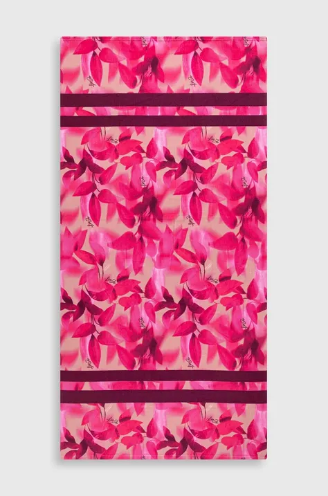 Πετσέτα Liu Jo χρώμα: ροζ
