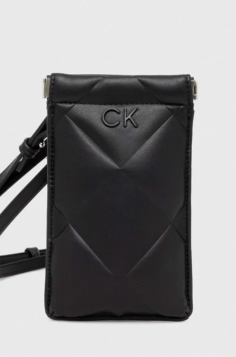 Obal na mobil Calvin Klein čierna farba,K60K611702