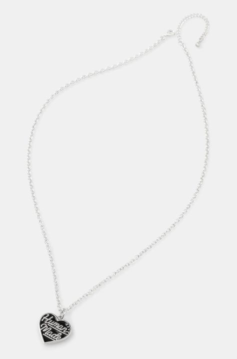 Human Made collana d'argento Heart Silver Necklace HM27GD063
