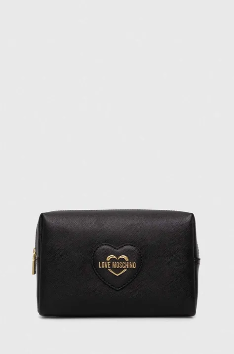 Kozmetička torbica Love Moschino boja: crna