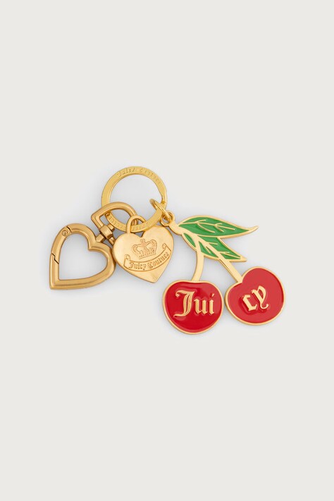 Juicy Couture Brelok damski metalowy CHERRY WEJR72536WMZ