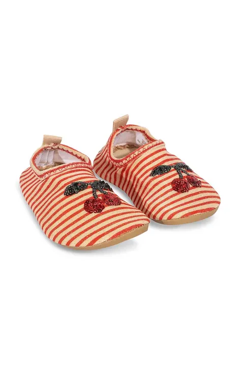 Дитяче водне взуття Konges Sløjd колір червоний