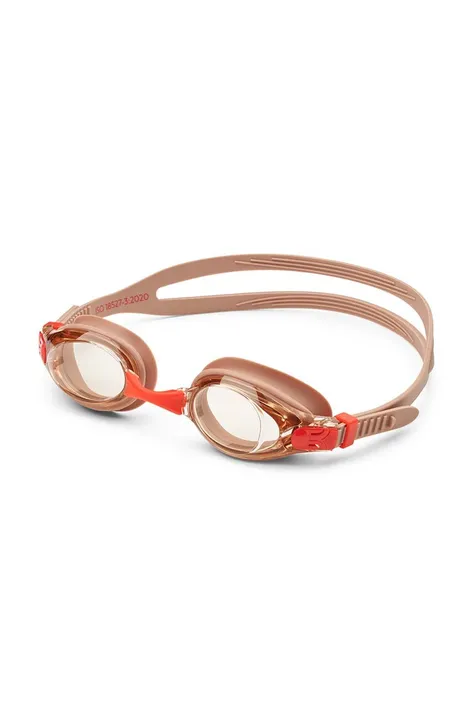 Liewood okulary pływackie dziecięce Titas Goggles kolor różowy
