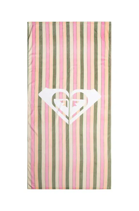 Παιδική βαμβακερή πετσέτα Roxy NEW SEASON χρώμα: ροζ