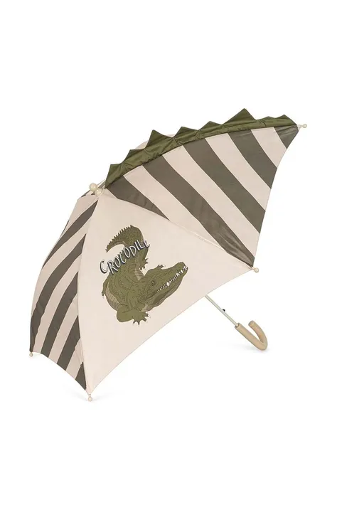 Dětský deštník Konges Sløjd zelená barva