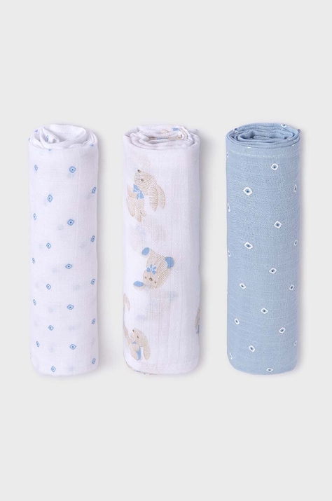 Mayoral Newborn pieluszka niemowlęca 3-pack