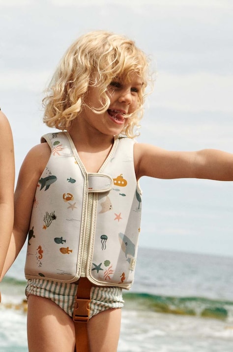Liewood gilet da nuoto per bambino colore beige