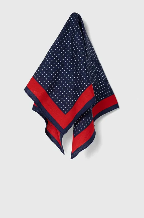 Vlněný šátek Polo Ralph Lauren tmavomodrá barva, 712926106