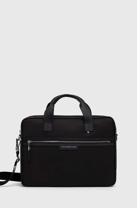 Сумка для ноутбука Tommy Hilfiger колір чорний
