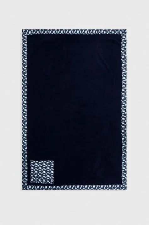 Βαμβακερή πετσέτα Paul&Shark χρώμα: ναυτικό μπλε