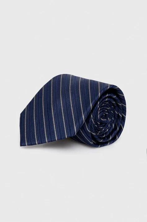 Μεταξωτή γραβάτα Michael Kors χρώμα: ναυτικό μπλε MK0DT00081