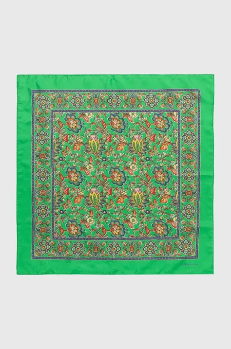 Карманный платок из шелка Polo Ralph Lauren цвет зелёный