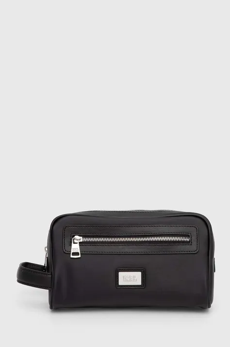 Kozmetička torbica Karl Lagerfeld boja: crna, 541113.805419