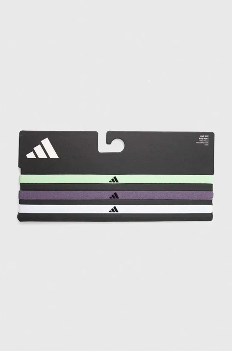 Čelenky adidas Performance 3-pak zelená farba, IR7870