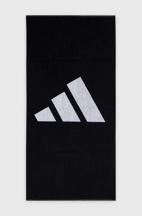adidas Performance ręcznik bawełniany kolor czarny