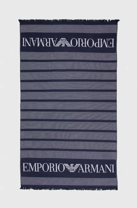 Brisača Emporio Armani Underwear mornarsko modra barva
