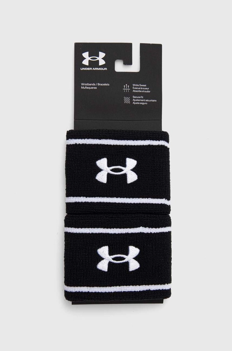 Βραχιολάκια Under Armour 2-pack χρώμα: μαύρο