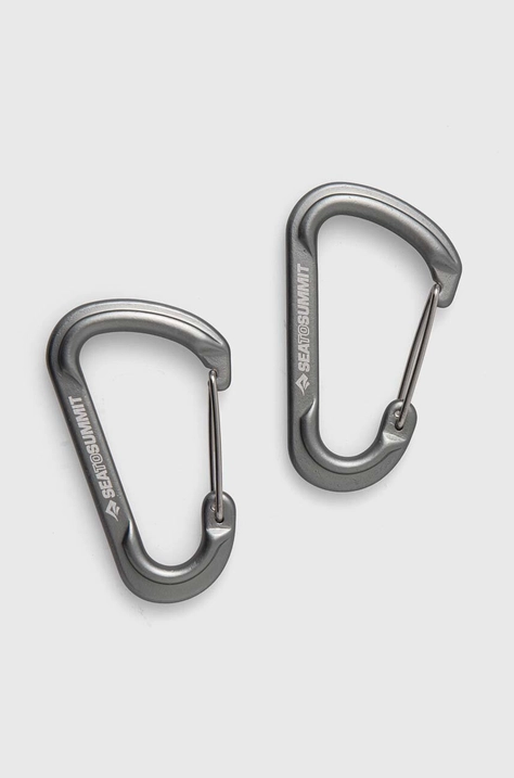 Karabini Sea To Summit Large Accessory Carabiners 2-pack siva barva, ATD0140-00122101