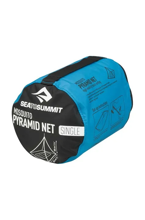 Potovalna mreža proti komarjem Sea To Summit Pyramid Net Single 221 x 122 x 107cm črna barva, AMOS