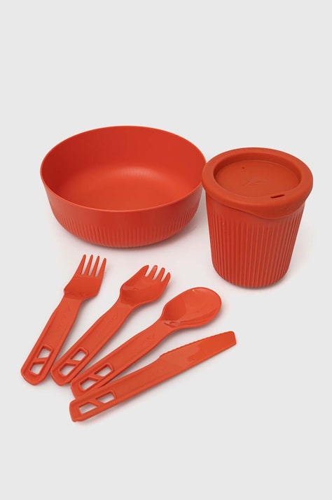 Σετ πιάτων Sea To Summit Passage Dinnerware Set 1 Person χρώμα: κόκκινο, ACK0370511P