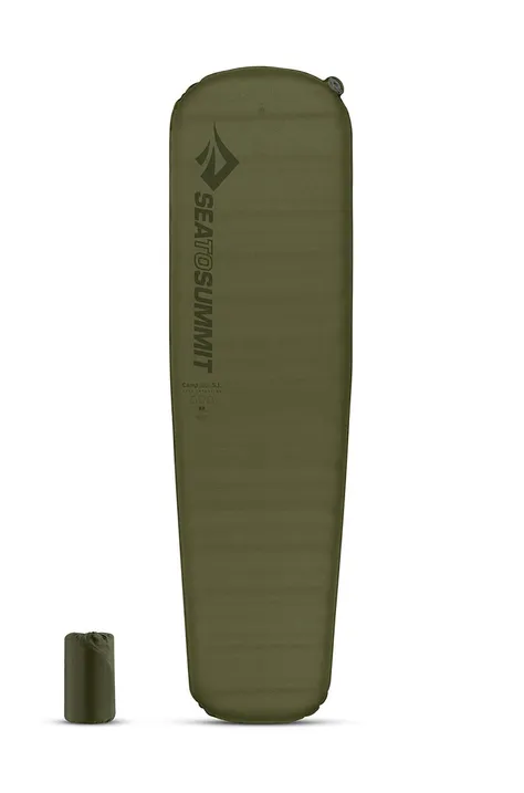 Самонадувний килимок Sea To Summit Camp Plus S.I. Regular 183 x 51 cm колір зелений AMSICAPL