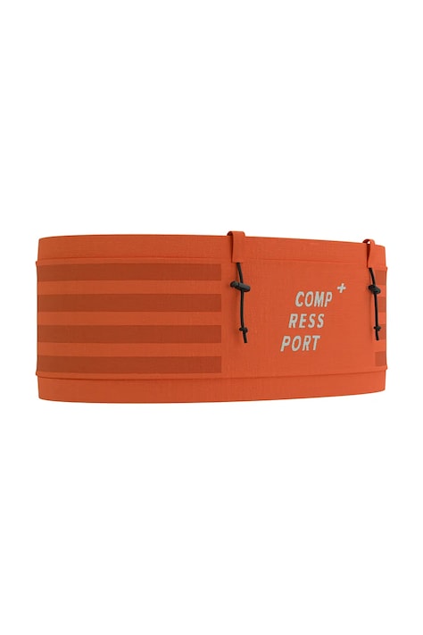 Compressport pas biegowy damski Free Belt Pro pomarańczowy CU00011B